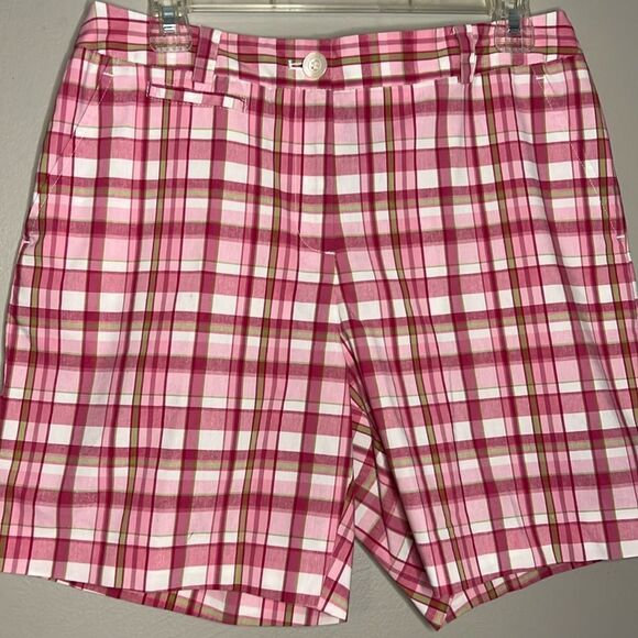 Jones New York plaid walking shorts size 8 - Picture 3 of 7